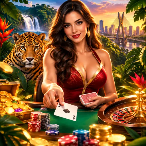 Mesas de cassino ao vivo com crupiê servindo cartas